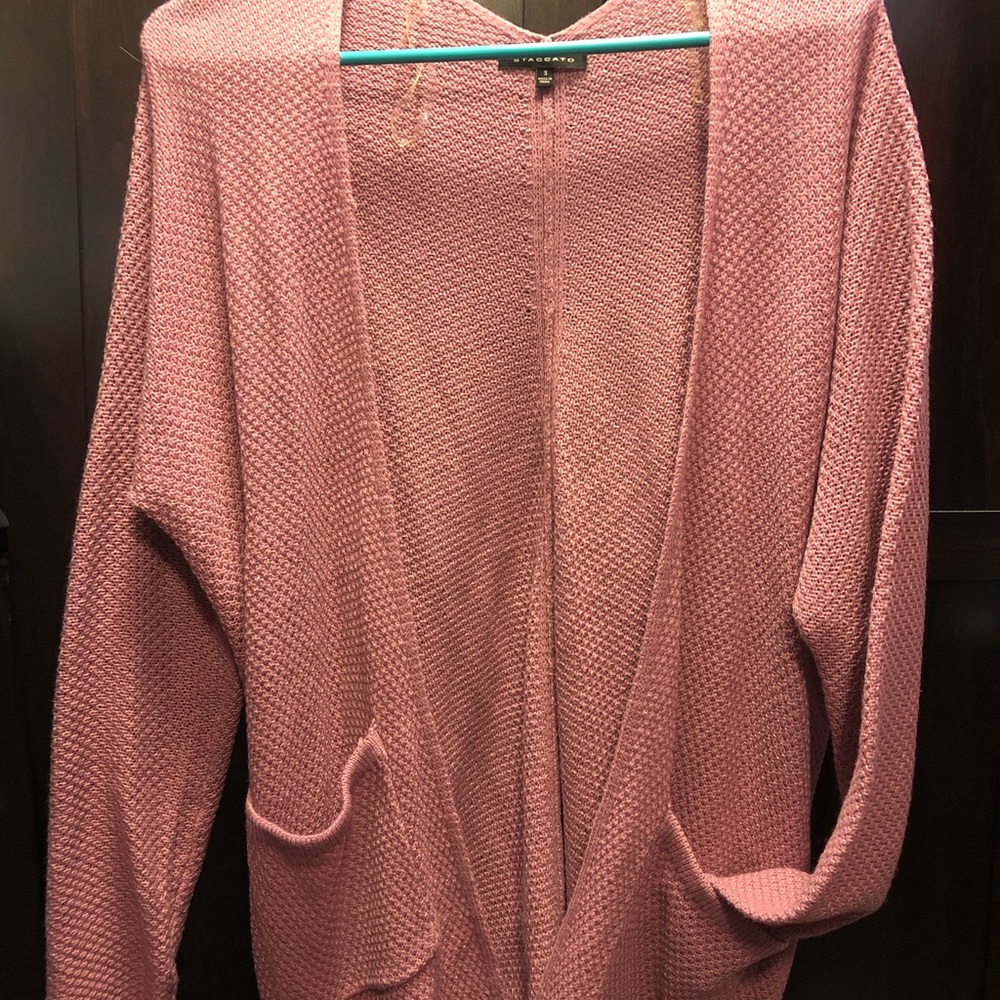 Staccato pink cardigan